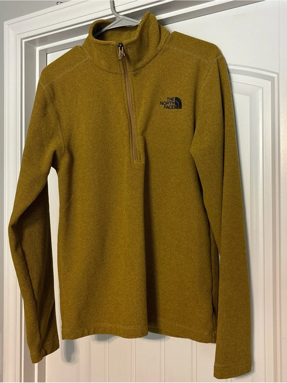 The North Face Men's Quarter-Zip Sweater - Mustard